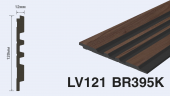 Панель декоративная HIWOOD  LV121 BR395K  120х12х2700мм
