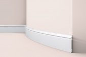 Плинтус FL2  FLEX  гибкий  Белый, выс.:120мм, дл.:2м напольный