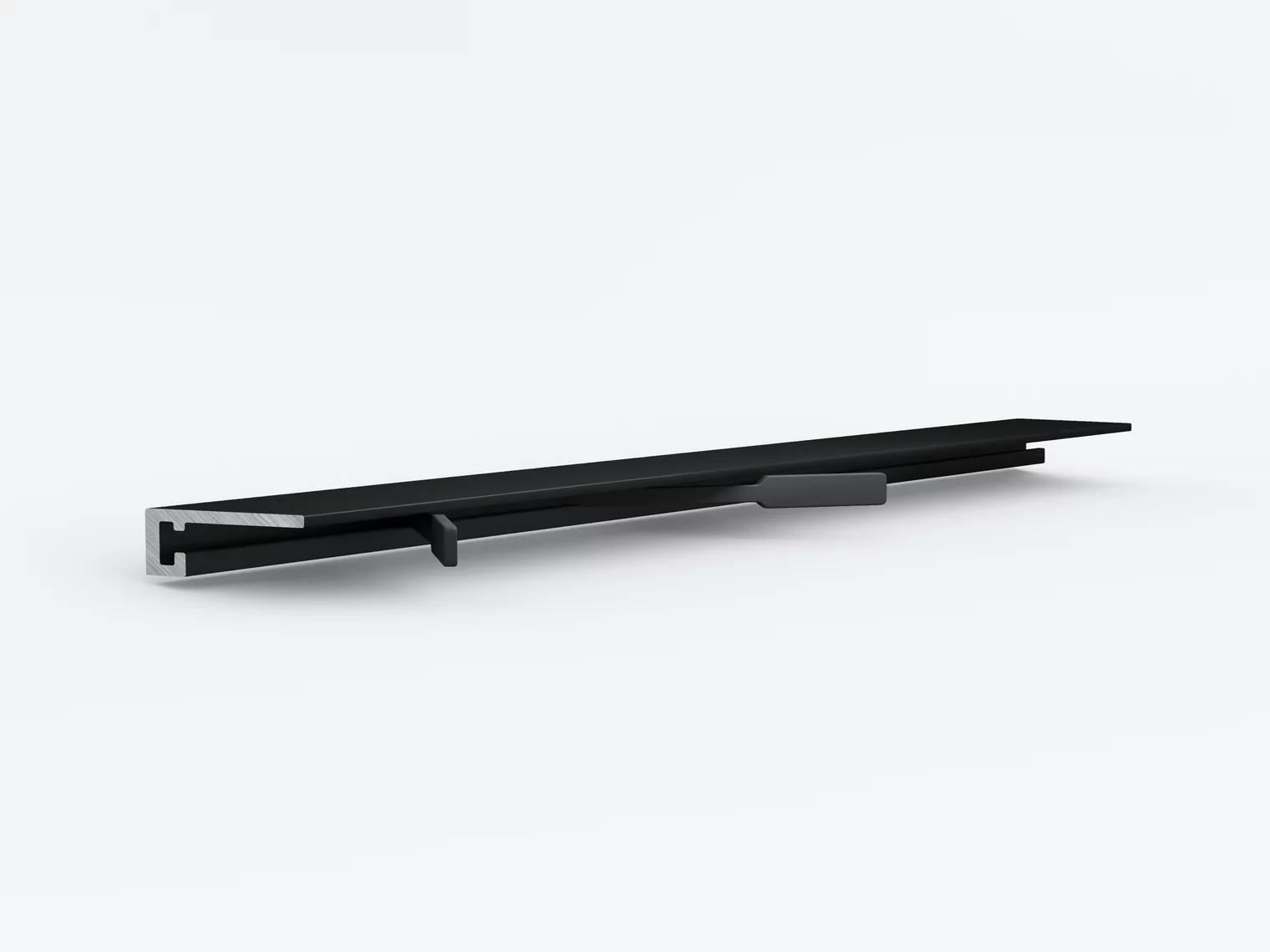Мини-плинтус Laconistiq MICRO 15 Черный 16х6х2700мм Мини-плинтус Laconistiq MICRO 15 Черный 16х6х2700мм