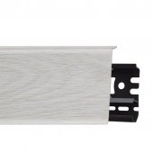Плинтус пластиковый Arbiton INDO с кабель-каналом №25  Каштан Жирона, дл.2,5м