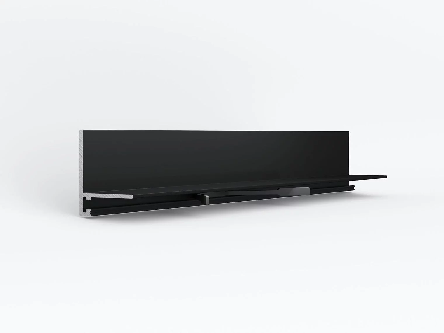 Мини-плинтус Laconistiq MICRO L Черный 16х26х2700мм Мини-плинтус Laconistiq MICRO L Черный 16х26х2700мм