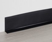 Плинтус гибкий напольный самоклеющийся Черный 44×14 мм, 1 м