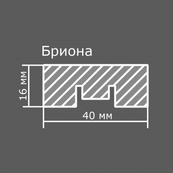 Рейки интерьерные МДФ 16х40х2700мм Дуб винтаж